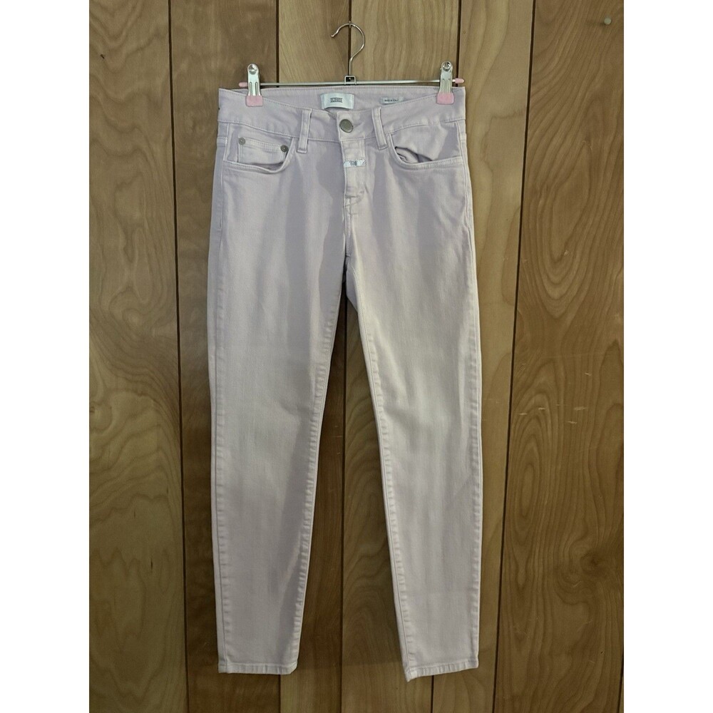 Closed Jeans Women’s Size 24 Made In‎ Italy Lavender Denim Skinny Jeans